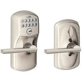 Schlage Keypad Entry Lock with Flex Lock with Lattitude Lever from the Plymouth Collection