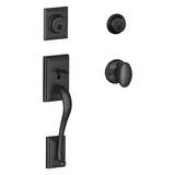 Schlage Double Cylinder Addison Handleset with Siena Interior Knob from the F-Series