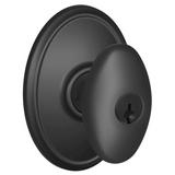 Schlage Siena Keyed Entry Panic Proof Door Knob Set with Decorative Wakefield Trim