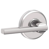 Schlage Latitude Passage Door Lever Set with Decorative Greyson Trim
