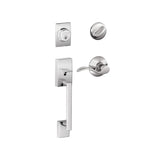 Schlage Century Right Handed Sectional Single Cylinder Keyed Entry Handleset with Accent Lever