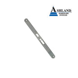 Ashland Concealed Rod Face Plate, Lock Cover 1-1/16" X 16" - Stainless