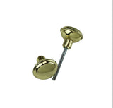 Brass Plated Door Knob With Spindle - 42933
