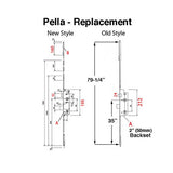 ACTIVE PELLA / G-U 3-POINT MULTIPOINT LOCK KIT W/ SHOOTBOLTS 50/92