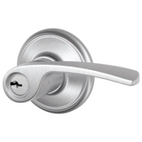 Schlage Merano Right Handed Single Cylinder Keyed Entry Storeroom Door Lever Set