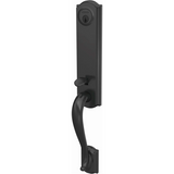 Schlage Custom Camelot Keyed Entry Single Cylinder Half Plate Handleset - Exterior Only