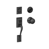 Schlage Addison Sectional Single Cylinder Keyed Entry Handleset with Plymouth Knob