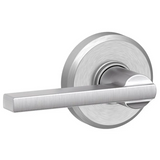 Schlage Latitude Passage Door Lever Set with Decorative Greyson Trim