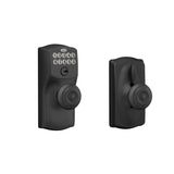 Schlage Camelot Keypad Entry with Flex-Lock Door Knob Set with Georgian Interior Knob