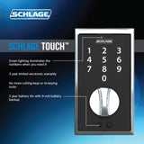 Schlage Residential BE375 - Century Touch Keyless Electronic Deadbolt