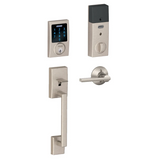 Schlage Connect Century Touchscreen Handleset with Latitude Lever and Built-in Alarm