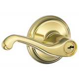 Schlage Flair Single Cylinder Keyed Entry Door Lever Set