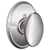 Schlage Residential F170 - Siena Knob Half Dummy - Wakefield Rose