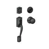 Schlage Camelot Sectional Single Cylinder Keyed Entry Handleset with Plymouth Knob