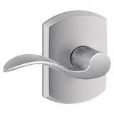 Schlage Accent Passage Door Lever Set with Decorative Greenwich Trim