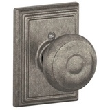 Schlage Residential F170 - Georgian Knob Half Dummy - Addison Rose