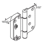 Truth Hinge Satin Nickel 56-440SNK