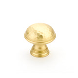 Schaub Atherton - Knob Hammered - Plain Edges - 1-1/4"