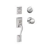Schlage Addison Sectional Single Cylinder Keyed Entry Handleset with Plymouth Knob