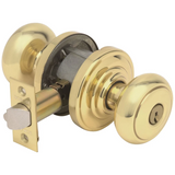 Schlage Residential F51A - Entry Lock - Andover Knob, C Keyway with 16211 Latch and 10063 Strike - Andover Trim