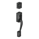 Schlage Camelot Single Cylinder Exterior Entrance Handleset from the F-Series