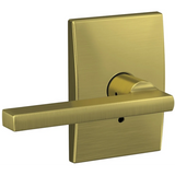 Schlage Custom Latitude Non-Turning Two-Sided Dummy Door Lever Set with Century Trim