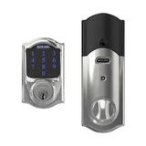 Schlage Residential BE469 - Connect Camelot Touchscreen Electronic Deadbolt with Built-in Alarm and Z-Wave Plus Technology