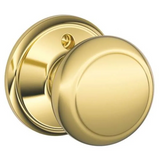 Schlage Residential F170 - Andover Knob Half Dummy-Alden Rose