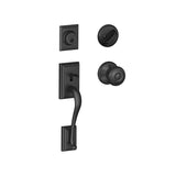 Schlage Addison Sectional Single Cylinder Keyed Entry Handleset with Georgian Knob