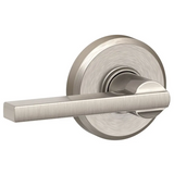 Schlage Latitude Passage Door Lever Set with Decorative Greyson Trim