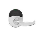 Schlage Sparta Electronic Storeroom Door Lever with ENGAGE™ Technology from the NDE Series - Full Size Interchangeable Core