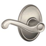 Schlage Flair Passage Door Lever Set with the Decorative Wakefield Trim