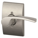 Schlage Merano Right Handed Non-Turning One-Sided Dummy Door Lever with Decorative Century Trim