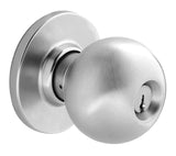 Sargent 6U65 6 Line Medium-Duty Cylindrical Knob Lock - Privacy/Bathroom Function