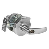 Sargent 28-60-10G04-LB-US26D 10 Line Storeroom Lever Lock - 2-3/4" Backset, 4-7/8" Strike, LFIC Large Format Interchangeable Core - Less Core, L Rose, B Lever, US26D/626 Satin Chrome Finish