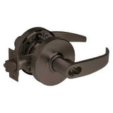 Sargent 28-10G54-LP-US10B 10 Line Dormitory Function Lever Lock - 2-3/4" Backset, 4-7/8" Strike, L Rose, P Lever, US10B/613 Oil Rubbed Bronze Finish