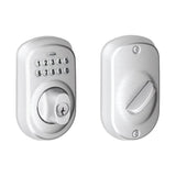 Schlage Residential BE365 - Plymouth Electronic Keypad Single Cylinder Deadbolt