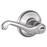 Schlage Flair Single Cylinder Keyed Entry Door Lever Set