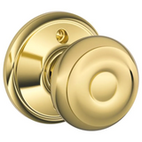 Schlage Residential F170 - Georgian Knob Half Dummy - Alden Rose