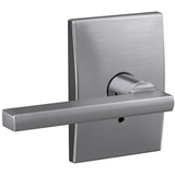 Schlage Custom Latitude Non-Turning Two-Sided Dummy Door Lever Set with Century Trim