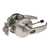 Sargent 28-60-10G70-LP-24V-US26D 24V Fail Safe Cylindrical Electromechanical Lock - 2-3/4" Backset, 4-7/8" Strike, LFIC Large Format Interchangeable Core - Less Core, L Rose, P Lever, US26D/626 Satin Chrome Finish