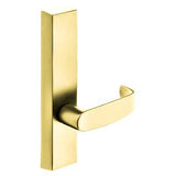 Sargent 715-8-ETL-US3 Exit Device Trim, Passage Function, "ET" With L Lever, Non-Keyed For NB8700, 8800,8888 & 8500, Series Exit Devices, Grade 1, US3/605 Bright Brass Finish
