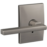 Schlage Custom Latitude Non-Turning Two-Sided Dummy Door Lever Set with Century Trim