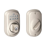 Schlage Residential BE365 - Plymouth Electronic Keypad Single Cylinder Deadbolt