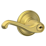 Schlage Flair Single Cylinder Keyed Entry Door Lever Set