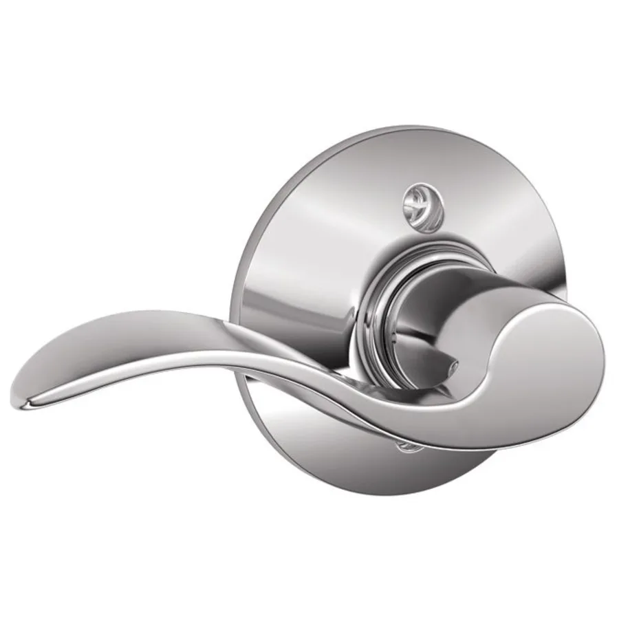 Schlage F170ACC619LH Accent Left Hand Dummy Lever, Satin Nickel