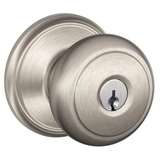 Schlage Residential F80 - Storeroom Lock - C Keyway with 16211 Latch and 10063 Strike - Alden Rose