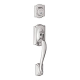 Schlage Camelot Single Cylinder Exterior Entrance Handleset from the F-Series