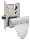 Sargent 28-8204-ALP-US32D Ligature Resistant Storeroom With Push/Pull Trim Mortise Lock, Sargent LA Keyway, Keyed Random, Field Reversible, US32D/630 Satin Stainless Steel Finish