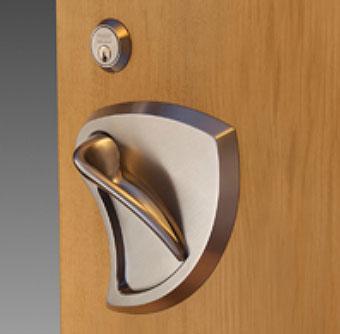 Sargent 28-8225-BHW-US32D Ligature Resistant Dormitory or Exit Function Mortise Lock, BHW Trim, Field Reversible, US32D/630 Satin Stainless Steel Finish